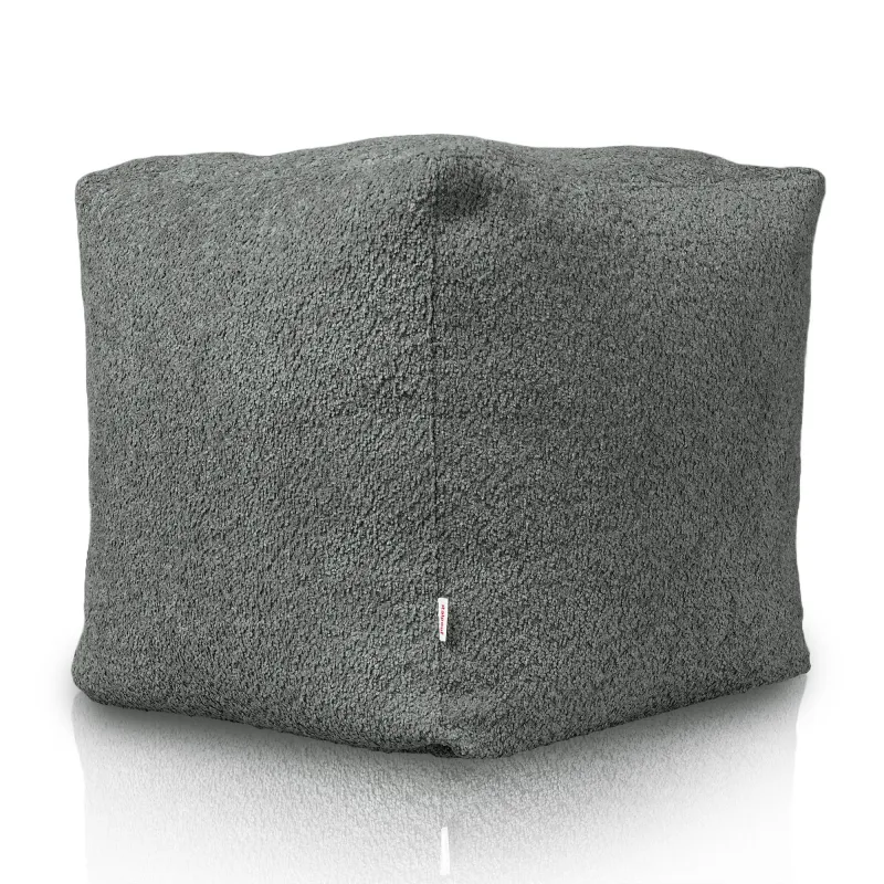 Puf Cub Pătrat - Boucle – vedere 3