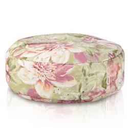 Puf Taburet Suport Picioare Rotund - Material Imprimeu Premium
