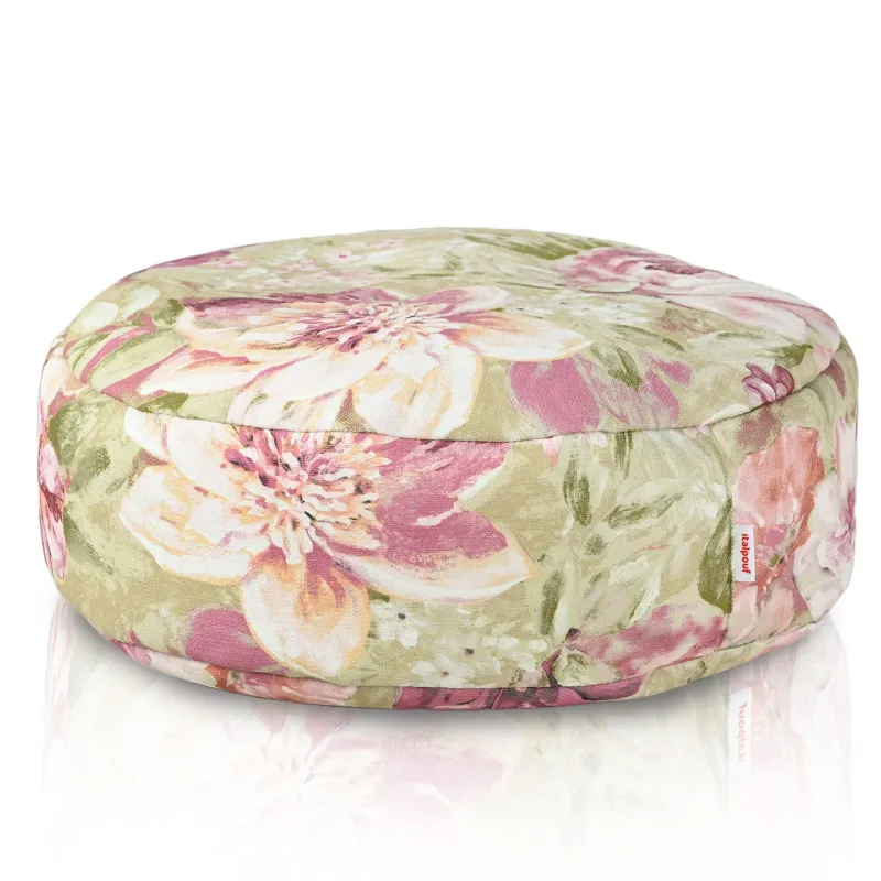 Puf Taburet Suport Picioare Rotund - Material Imprimeu Premium – vedere 9