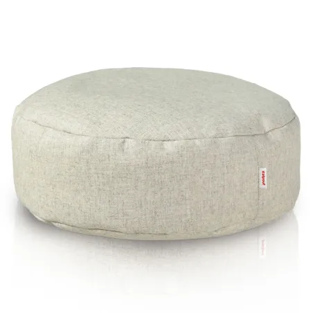 Puf Taburet Suport Picioare Rotund - Lână Nobilă Premium – vedere 2