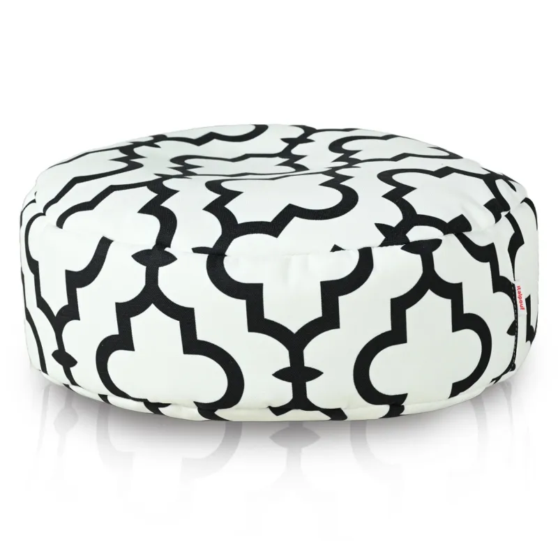 Puf Taburet Suport Picioare Rotund - Material Imprimeu Premium – vedere 8