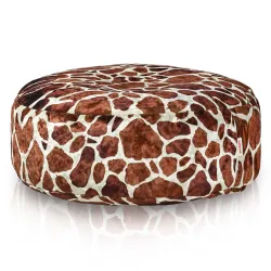 Puf Taburet Suport Picioare Rotund - Material Imprimeu Premium – vedere 5