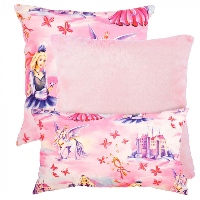 Pink Princess Pillow Set de perne roz pentru fete