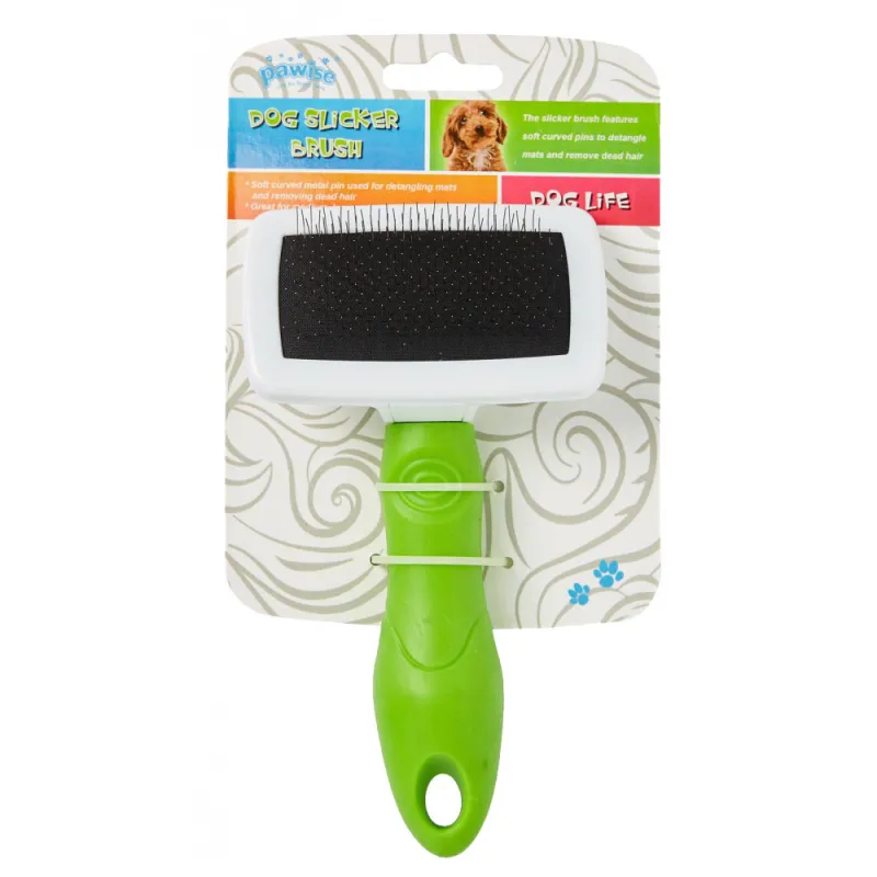Perie ergonomică pentru păr 11 cm, pentru îngrijire confortabilă a animalelor