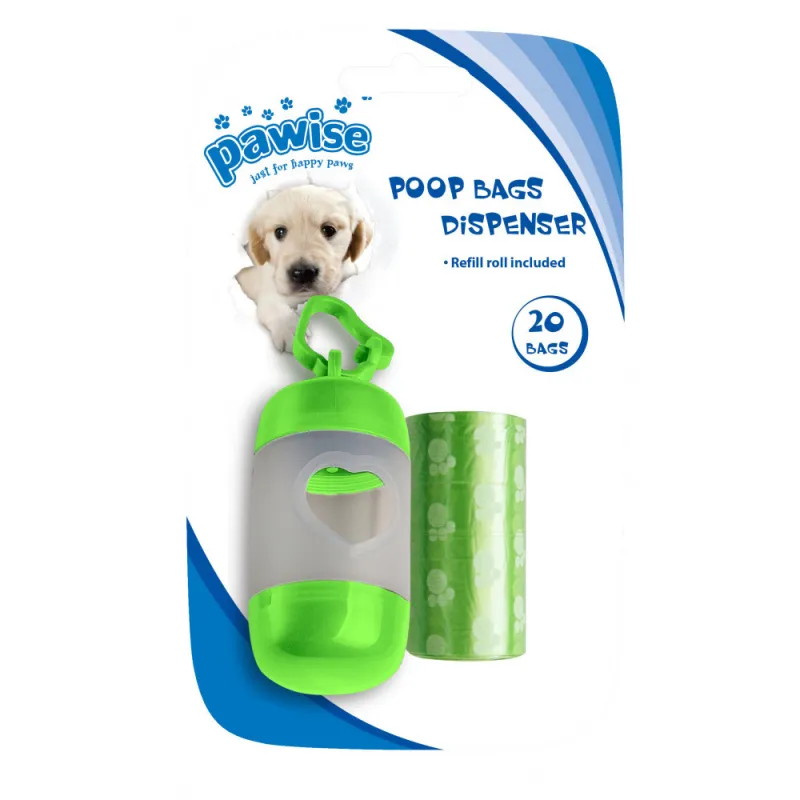Ideal pentru utilizarea în parc, acest distribuitor de pungi pentru fecale este esențial pentru proprietarii de animale