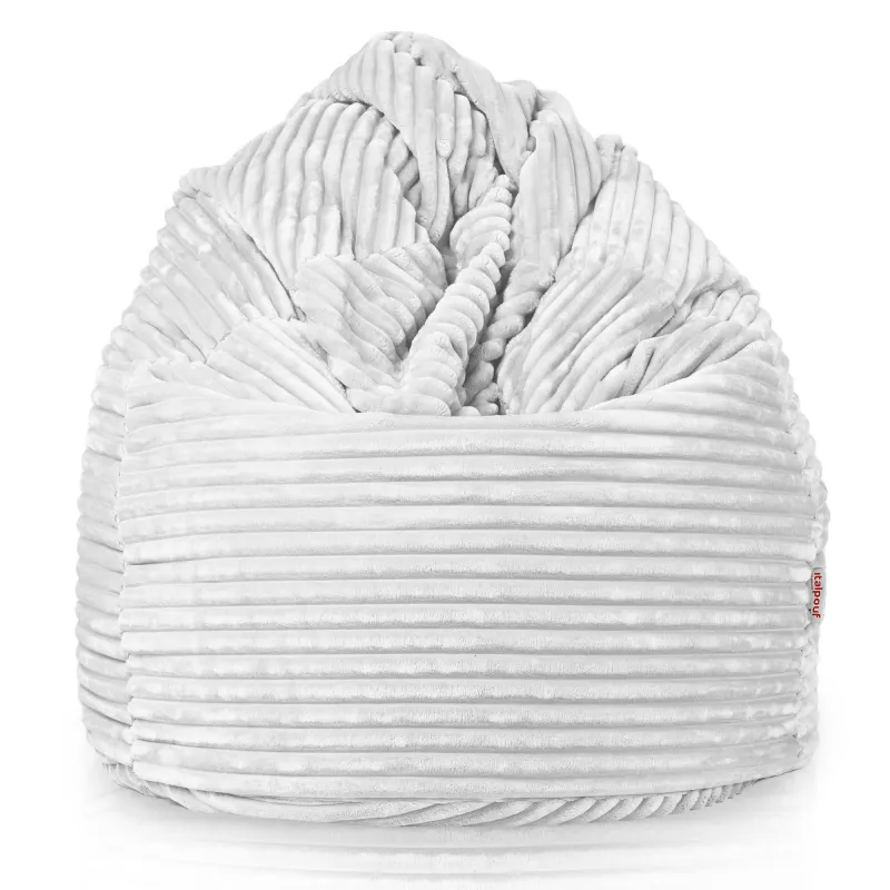 Fotoliu Puf XXL pentru adulți Gigant - Catifea Raiată Stripe – vedere 2