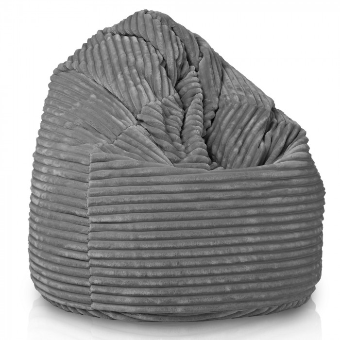 Gri fotoliu puf para xxl stripe