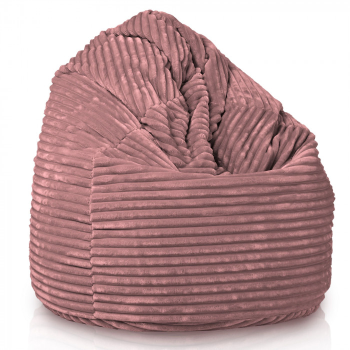 Roz decolorat fotoliu puf para xxl stripe