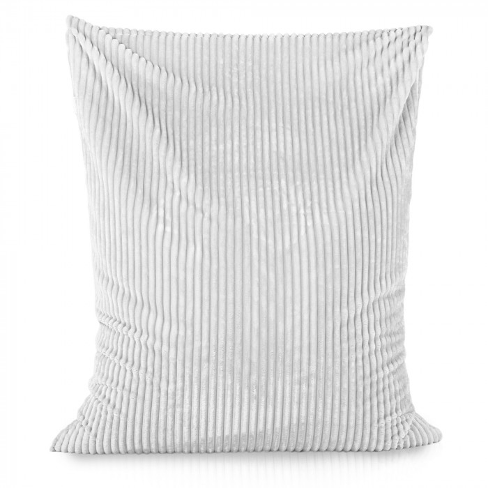 Alb perna puf xl pentru copii stripe