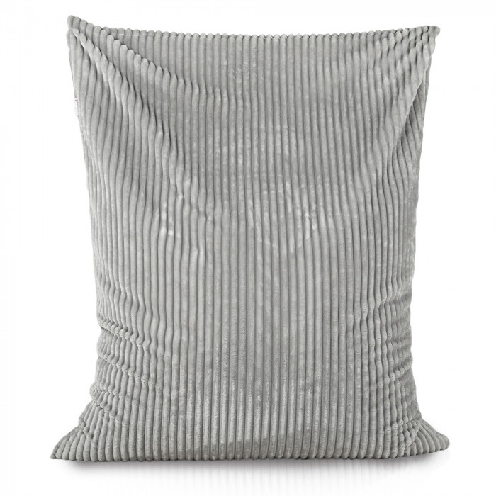 Gri deschis perna puf xl pentru copii stripe