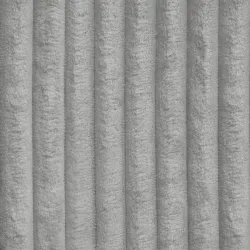 Puf Taburet Suport Picioare Rotund -Catifea Raiată Stripe – vedere 2