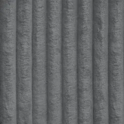 Puf Taburet Suport Picioare Rotund -Catifea Raiată Stripe – vedere 2