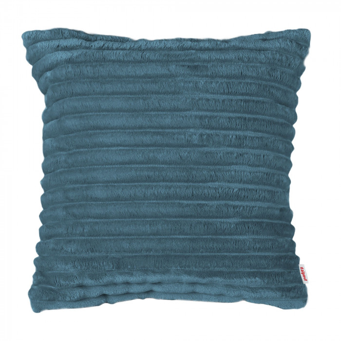 Albastru pernă decorativă pătrată stripe