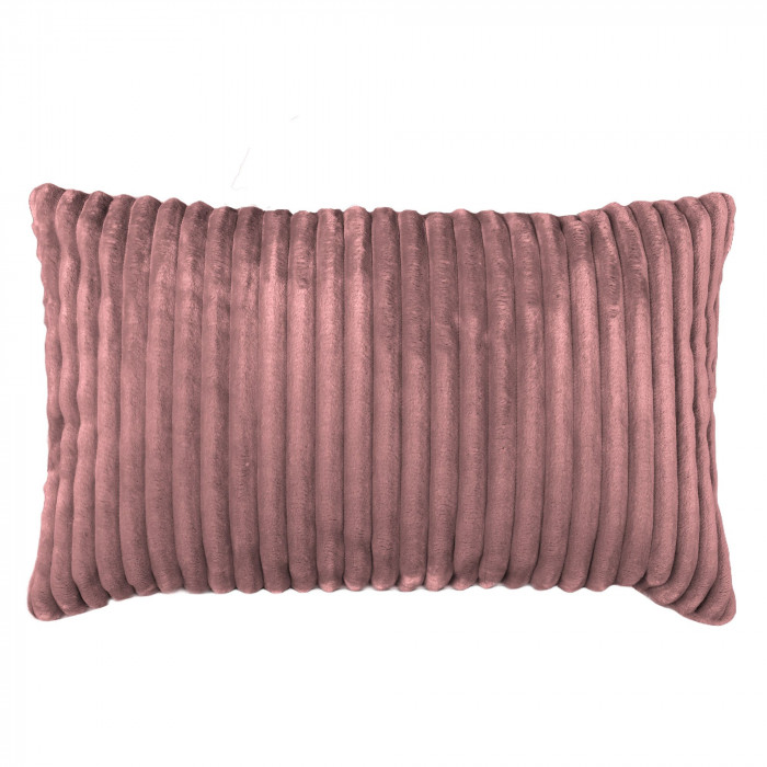 Roz decolorat pernă decorativă dreptunghiulară stripe