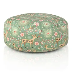 Puf Taburet Suport Picioare Rotund - Material Imprimeu Premium