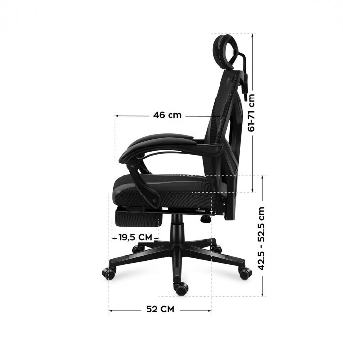 Dimensiuni ale Huzaro Combat 5.0 Black