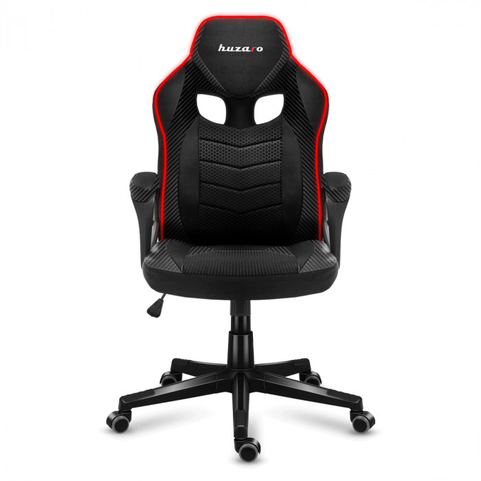 Huzaro Force 2.5 RGB Carbon gaming chair moduri de iluminare