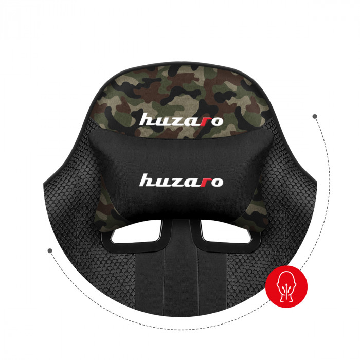 Huzaro Force 4.7 Camo Mesh pernă lombară pentru scaun de gaming