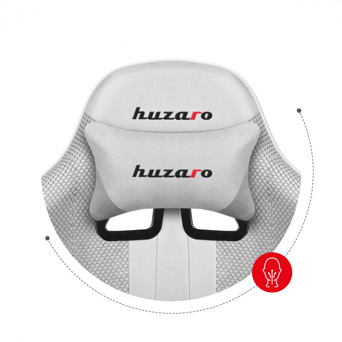 Huzaro Force 4.7 White Mesh pernă lombară pentru scaun de gaming