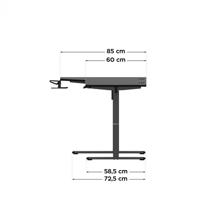 Dimensiunile biroului electric Huzaro Hero 9.1