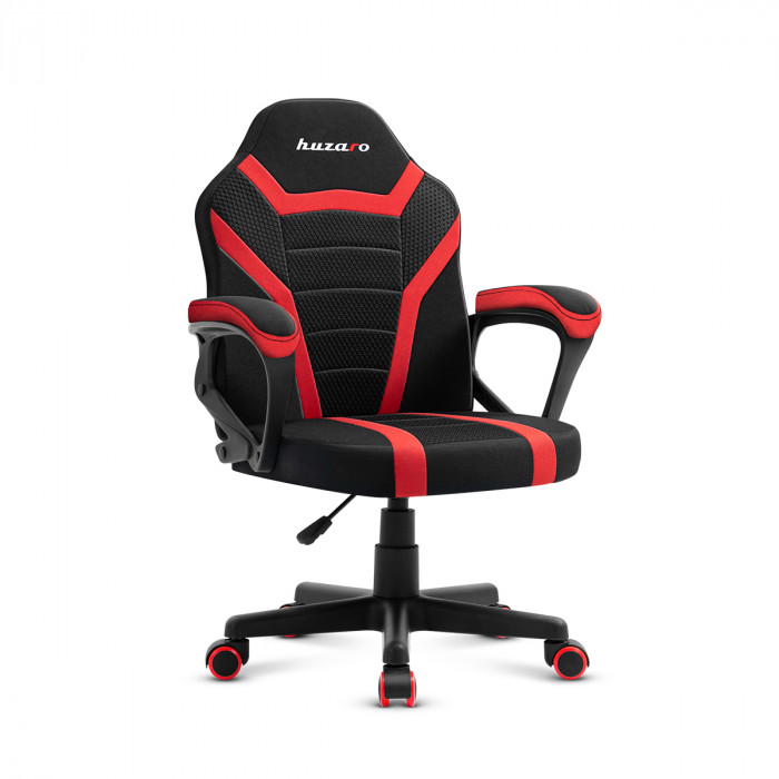 Scaun de gaming HUZARO RANGER 1.0 Red Mesh pentru copii