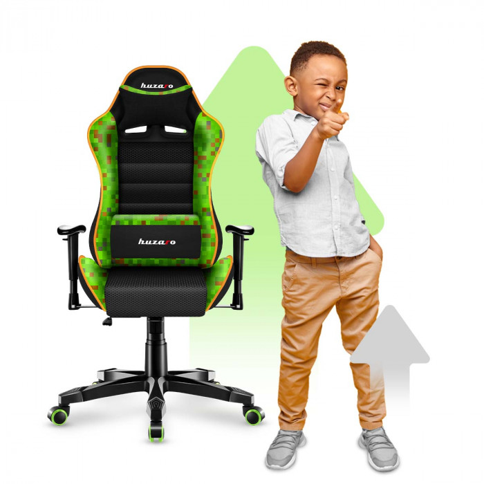 Partea din față a scaunului de gaming Huzaro Ranger 6.0 cu o fată