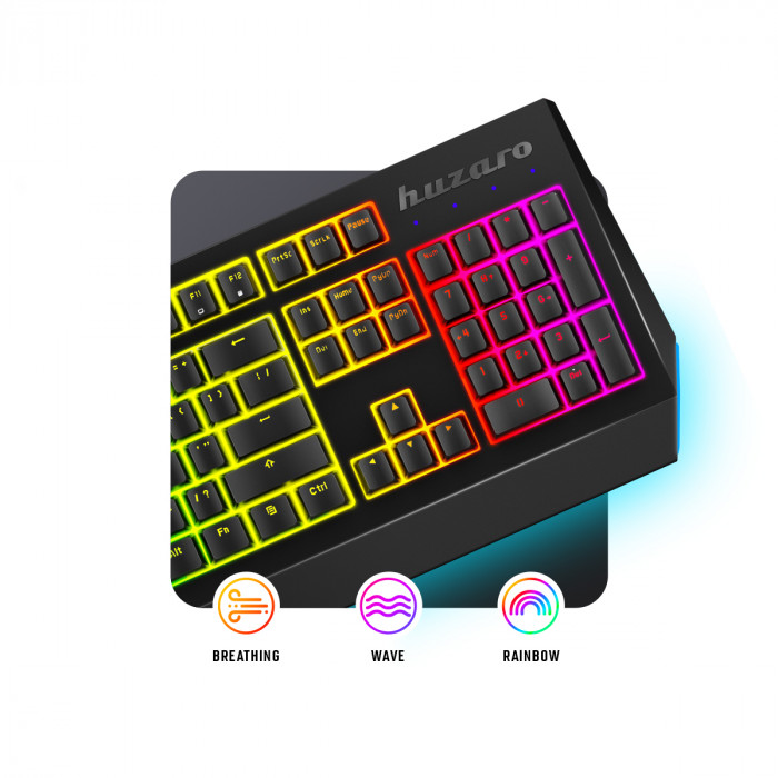 Rocket 4.0 efecte de iluminare a tastaturii