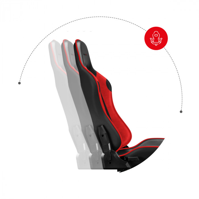 Scaun ergonomic reglabil pentru cockpit de curse Speed 6.0