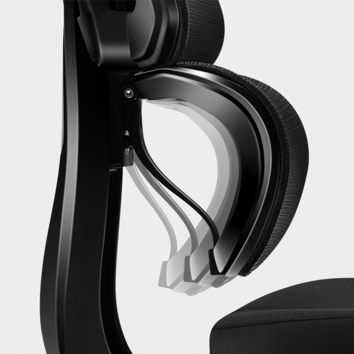 Spătar ergonomic în scaunul de birou Expert 4.9 Black