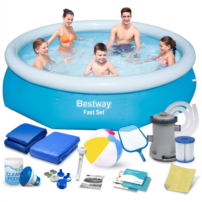 Bestway 57458 piscină de grădină pentru copii 305 x 66 cm 15in1