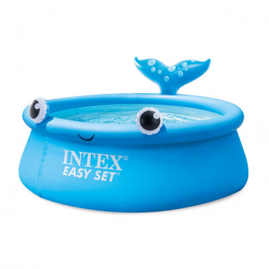 Whale 183 x 51 cm copii rotund gonflabil piscina deasupra solului gradina INTEX 26102