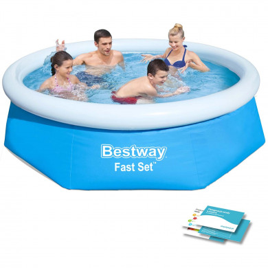 Piscina rotunda gonflabila gradina 244 x 61 cm Bestway 57448