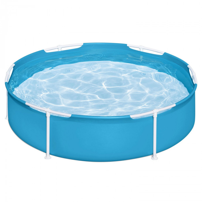 Piscina rotund cu cadru de metal pentru copil 152 x 38 cm Bestway 56283.