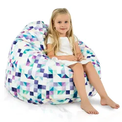 Fotoliu Puf L pentru copii - Material Imprimeu Premium – vedere 30