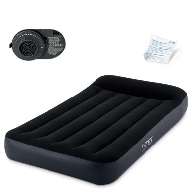 Saltea gonflabilă cu pompă electrică încorporată 191x99x25 cm INTEX 64146ND