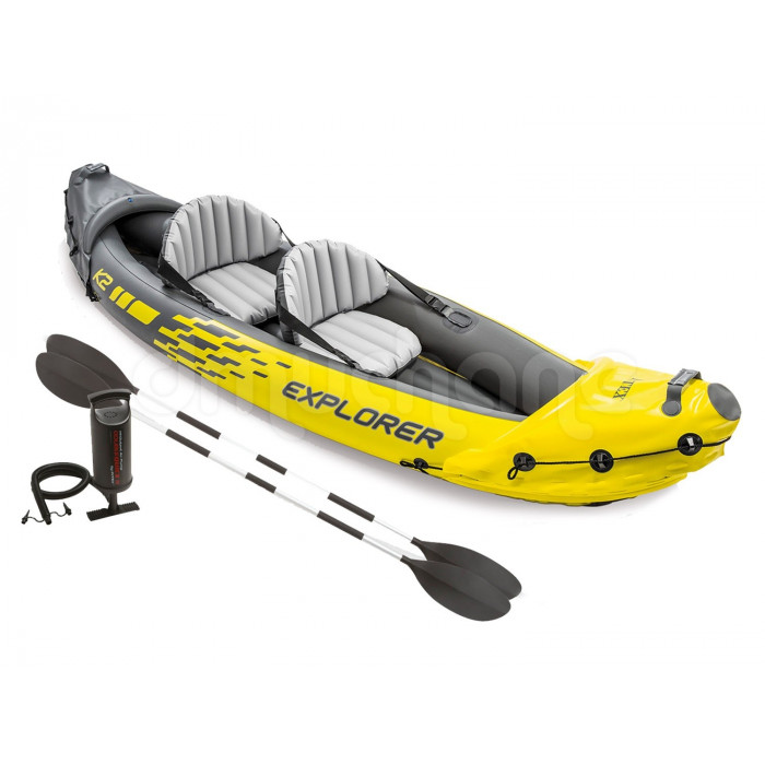 Caiac gonflabil Explorer K2 312 x 91 x 51 cm INTEX 68307.