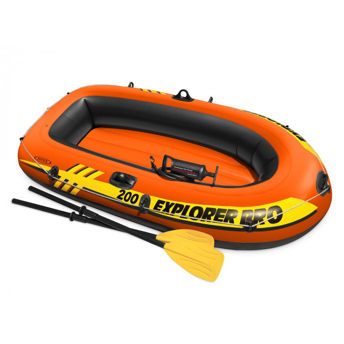 Ponton Explorer PRO 200 Set 196 x 102 x 33 cm padele + pompă INTEX 58357