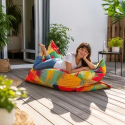 Saltea Puf de Podea XXL Gigant pentru adulți - Outdoor Pro exterior Impermeabil – vedere 65