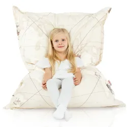 Pernă Puf de Podea Gigant XL pentru copii - Material Imprimeu Premium – vedere 85