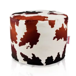 Puf Rotund Cilindru - Material Imprimeu Premium