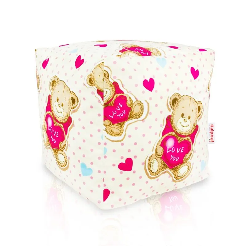 Puf Cub Pătrat - Material Imprimeu Premium – vedere 14