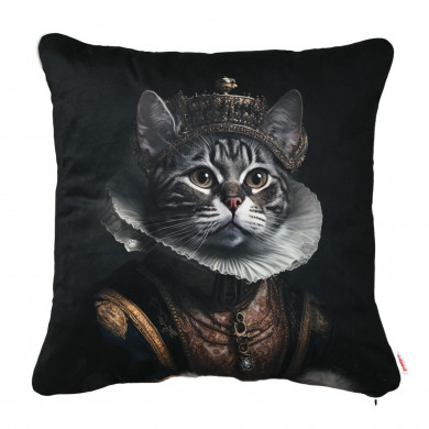 Pernă decorativă Cat in the Crown 3.