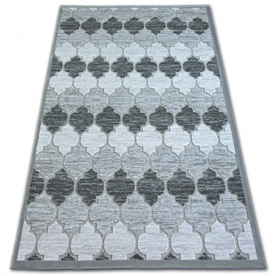 Covor acril Yazz 3766 gri Moroccan clover Trellis