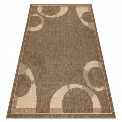 Covor sisal Floorlux 20078 coffee si mais
