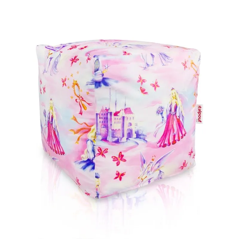 Puf Cub Pătrat - Material Imprimeu Premium – vedere 16