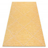 Covor SISAL PATIO 3075 Caro țesute plate galben / bej