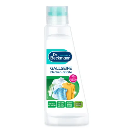 Dr. Beckmann pre-wash pentru îndepărtarea petelor cu perie 250 ml pentru eliminarea eficientă a petelor