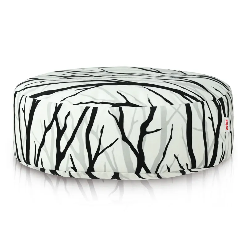 Puf Taburet Suport Picioare Rotund - Material Imprimeu Premium – vedere 12