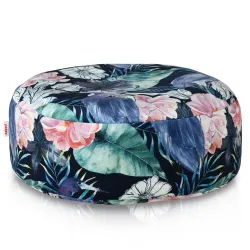 Puf Taburet Suport Picioare Rotund - Material Imprimeu Premium