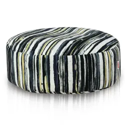 Puf Taburet Suport Picioare Rotund - Material Imprimeu Premium